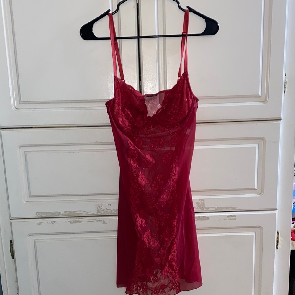 intimissimi Red Lace Chemise Slip